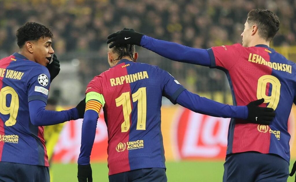 Barcelona lidera la lista de equipos más goleadores de Europa en 2024