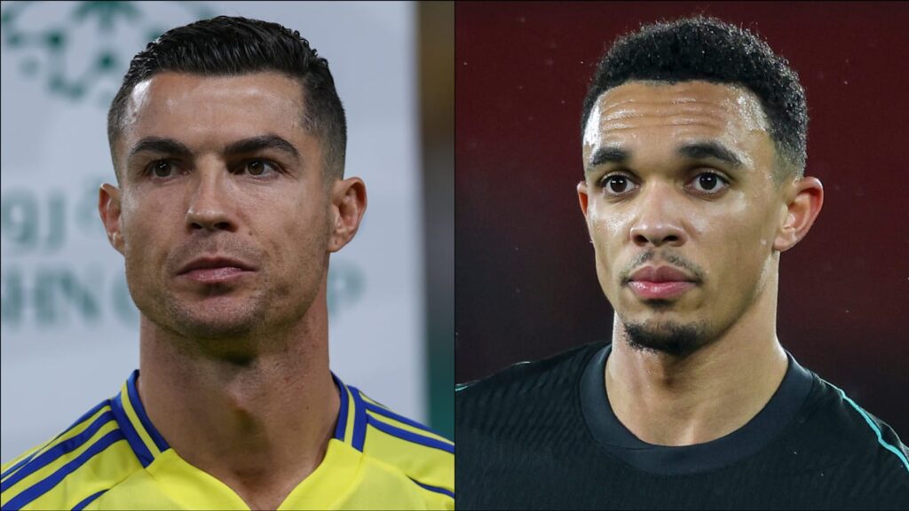 Cristiano Ronaldo analiza a sus rivales mientras el Liverpool busca reemplazo para Alexander-Arnold