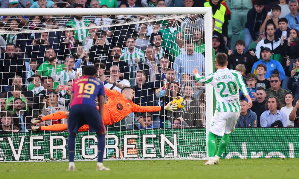 El Real Betis logra lo inédito frente al Barcelona en esta temporada