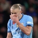 Haaland falla un penalti y Pickford responde con provocación a la camiseta 9