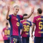 Hansi Flick revela el estado de la lesión de Dani Olmo antes del crucial partido en Mallorca