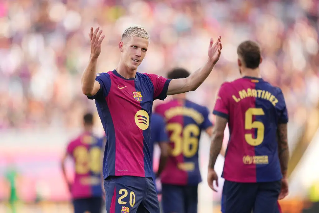 Hansi Flick revela el estado de la lesión de Dani Olmo antes del crucial partido en Mallorca