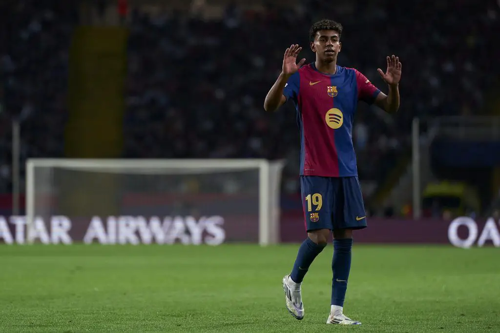 Lamine Yamal celebra el regreso triunfal de su compañero en el Barcelona