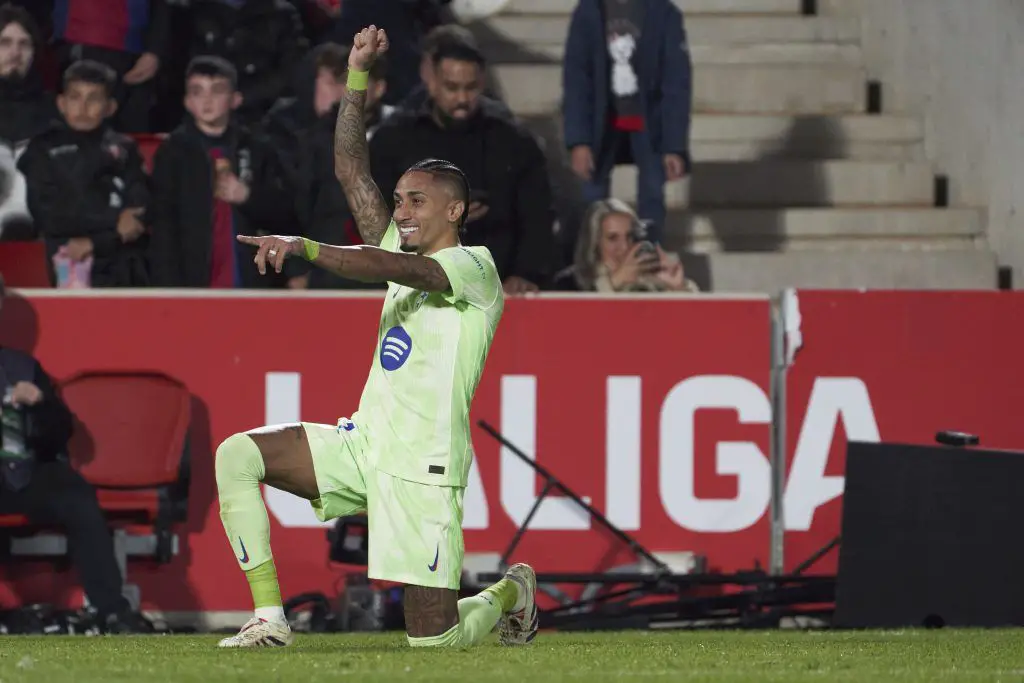 Raphinha sorprende al Barcelona con un penalti inesperado en el duelo contra el Mallorca