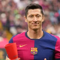 Lewandowski del Barcelona está a 6 goles de alcanzar el hito de su carrera