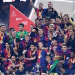 Barcelona celebra la victoria en la Supercopa y reflexiona sobre la expulsión que pudo cambiar el rumbo del torneo