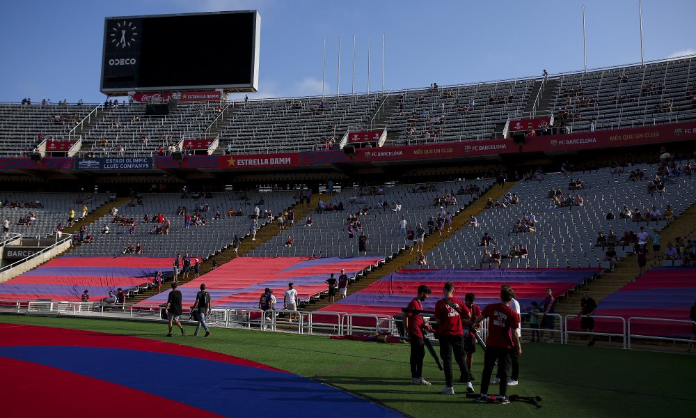 Barcelona solicita un mes más en Montjuïc por retrasos en el regreso al Camp Nou