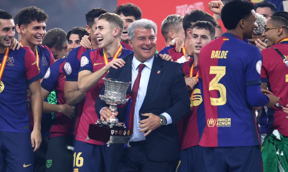 El mensaje del presidente del Barcelona tras conquistar la Supercopa de España