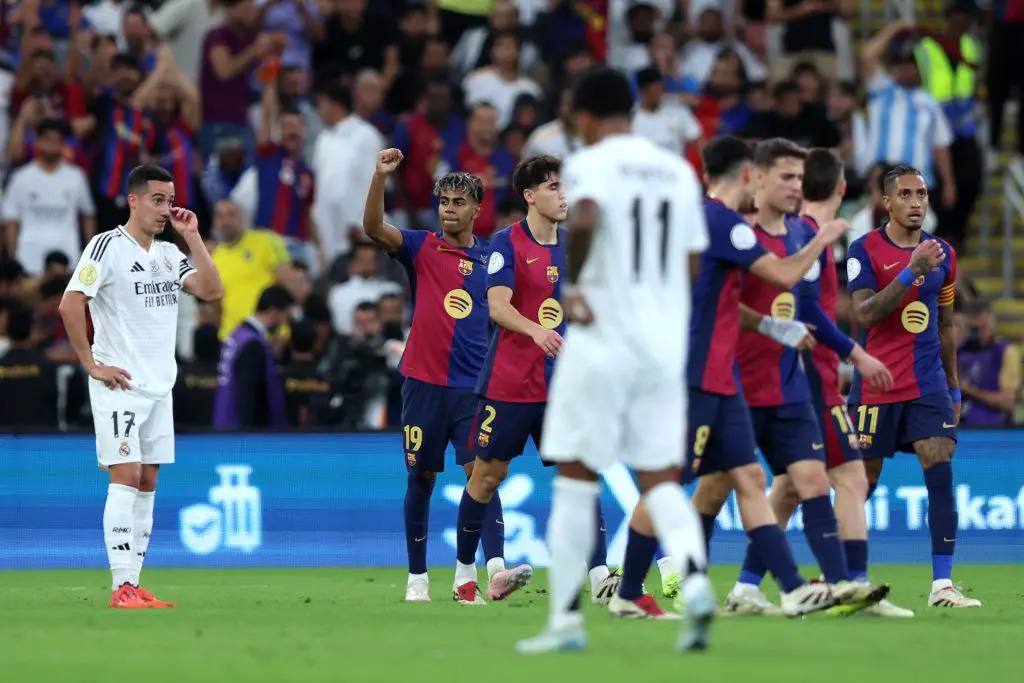 Lamine Yamal rinde homenaje a Neymar en el clásico entre Barcelona y Real Madrid