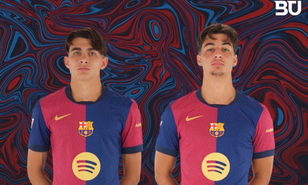 Cousins de Barcelona destacan en el Barça Atlétic y atraen la atención de Hansi Flick