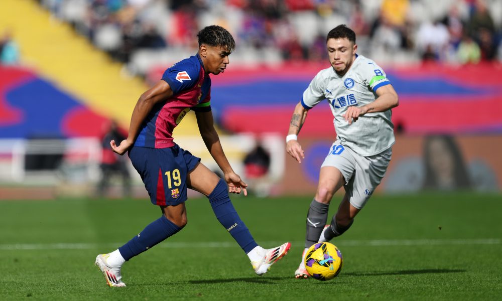 Lamine Yamal deslumbra en el Barça y recuerda a Messi con su increíble dribbling ante Alavés