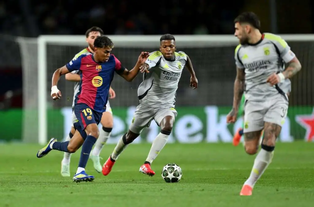 Lamine Yamal hace historia en la Liga de Campeones con el Barcelona ante el Benfica