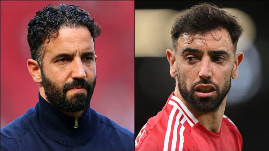 Amorim se despide del Manchester United tras activar la cláusula de liberación de Fernandes