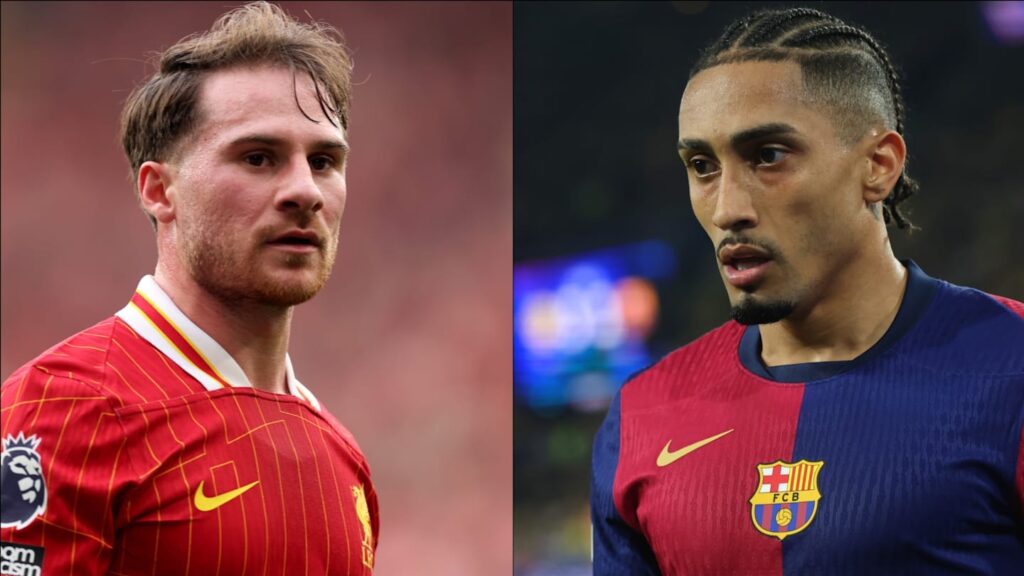 Real Madrid busca a Mac Allister mientras Raphinha podría dejar el Barcelona