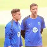 Szczęsny sorprende a Lewandowski en un momento viral que no te puedes perder