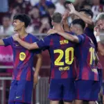 El debutante brilla en su primer partido con un gol clave en Barcelona