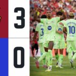 Barcelona arrasa 3-0 a Mallorca y se posiciona en la cima de La Liga