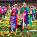 Gavi y Fermoín López protagonizan una pelea en Barcelona mientras Raphinha interviene en secreto
